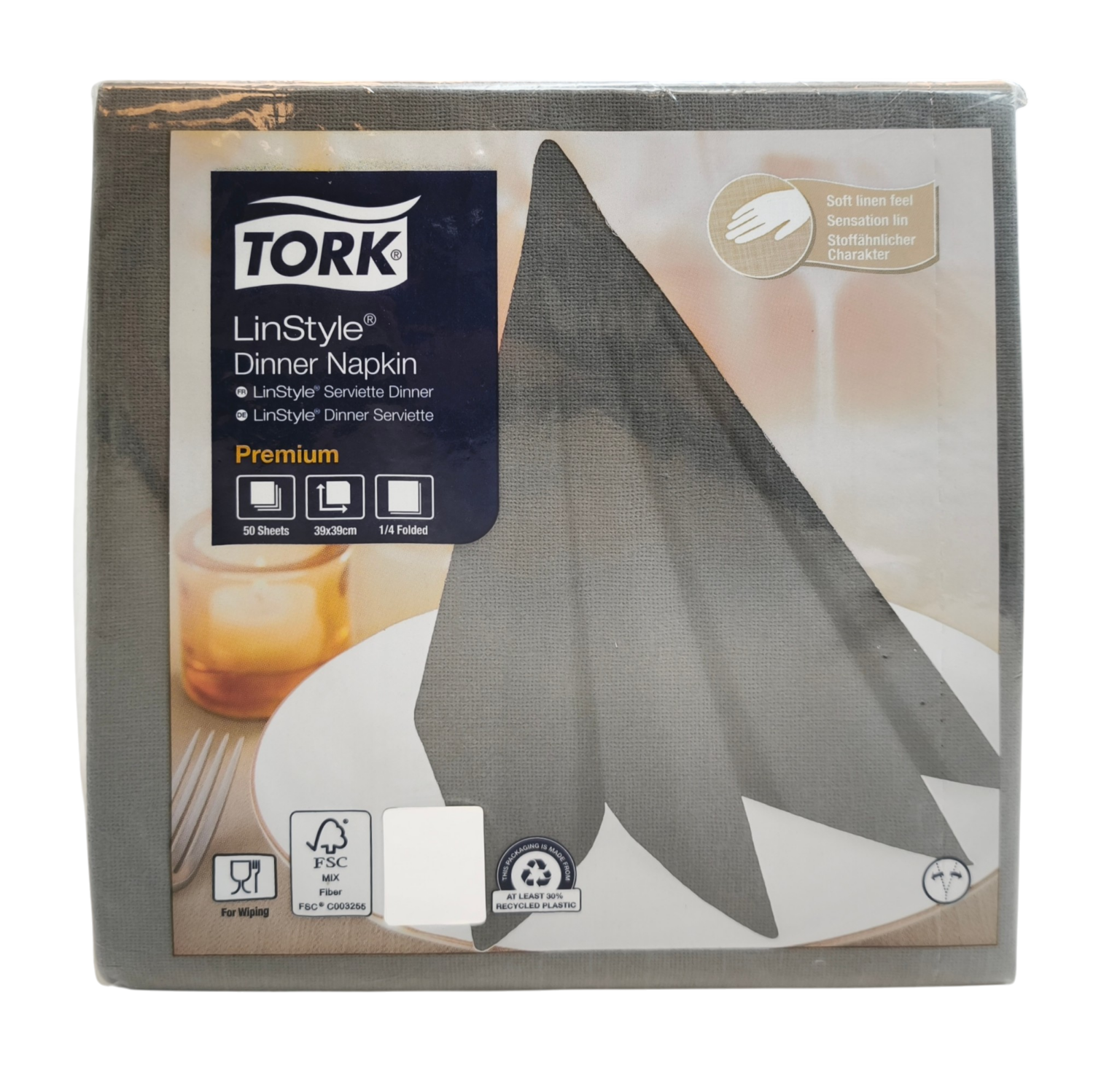 Tork LinStyle õhtusöögisalvrätikud 4F 39x39cm 50tk/pk - Image 3