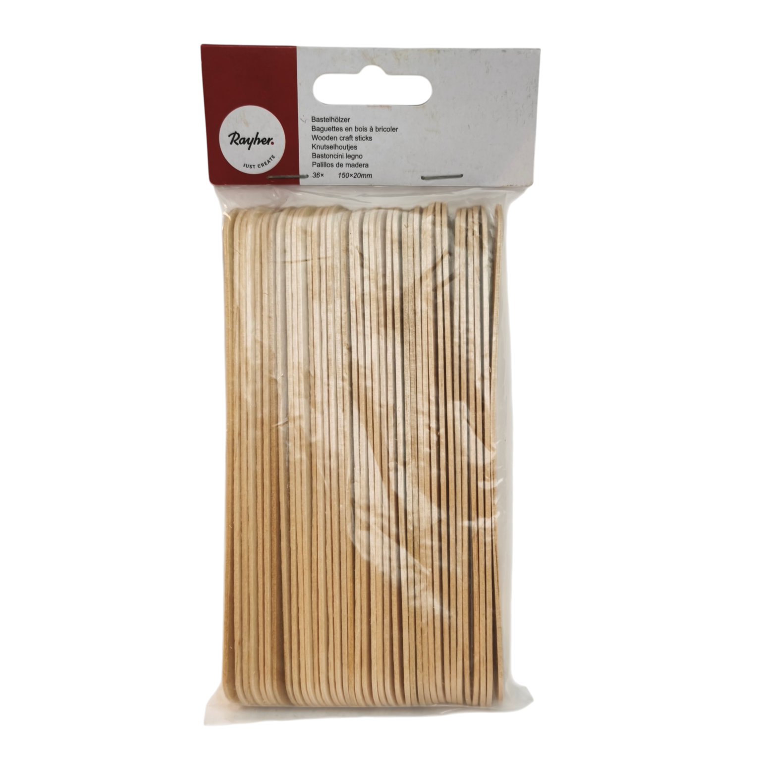 Jäätisepulgad puidust 15x2cm 36tk/pk