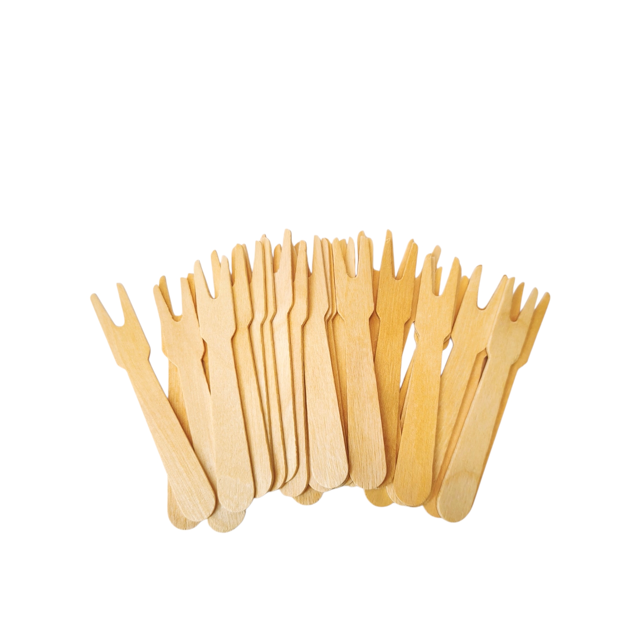 Degusteerimiskahvel puit 8,5cm 100tk/pk