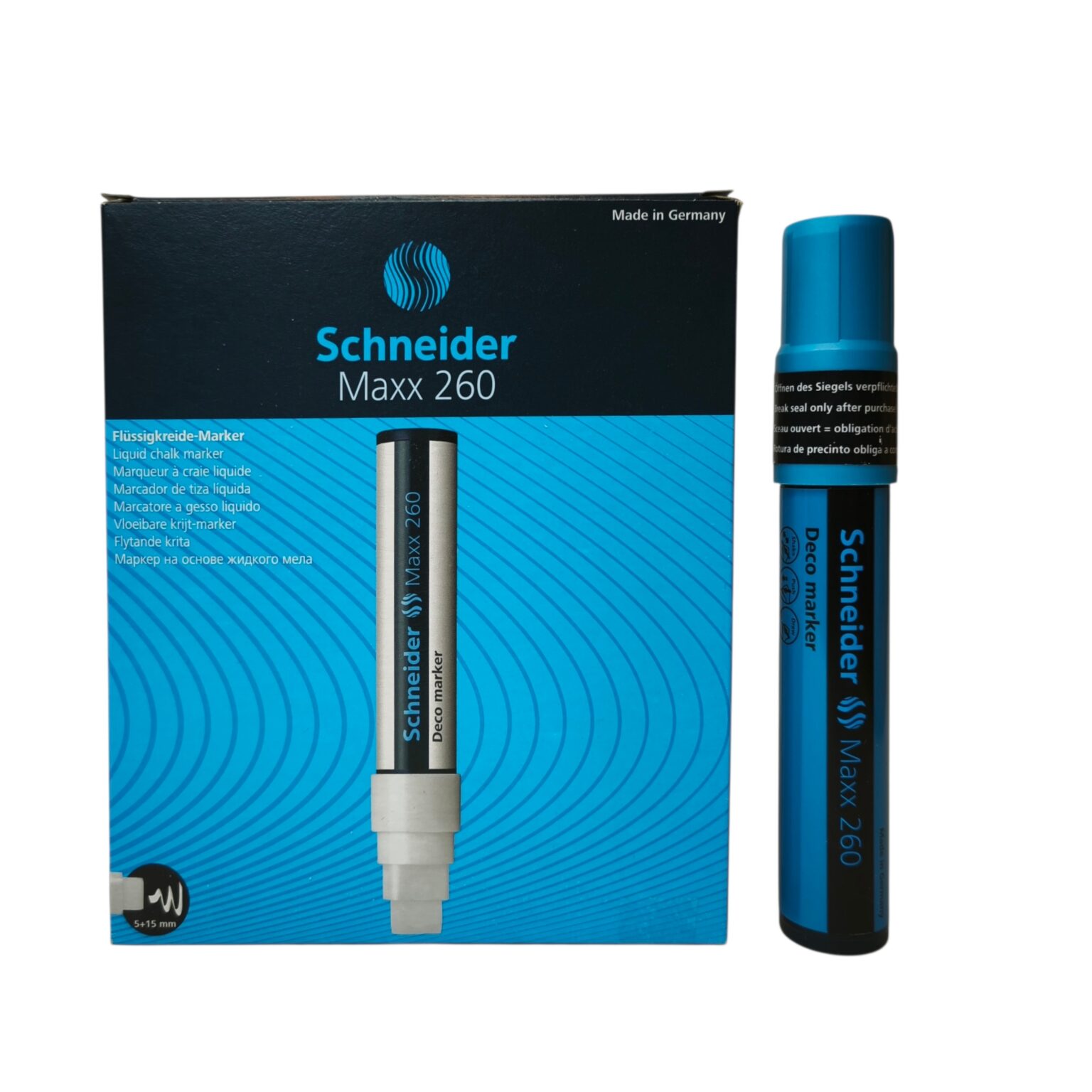 Kriidimarker / klaastahvlimarker Schneider Maxx 260 2-15mm sinine
roosa heleroheline - Pilt 2