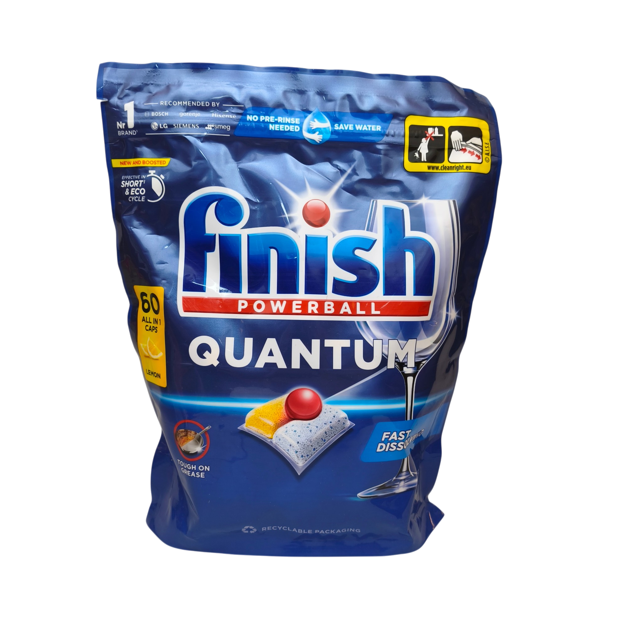 Finish Powerball Quantum All in 1 nõudepesumasina tabletid 60tk/pk