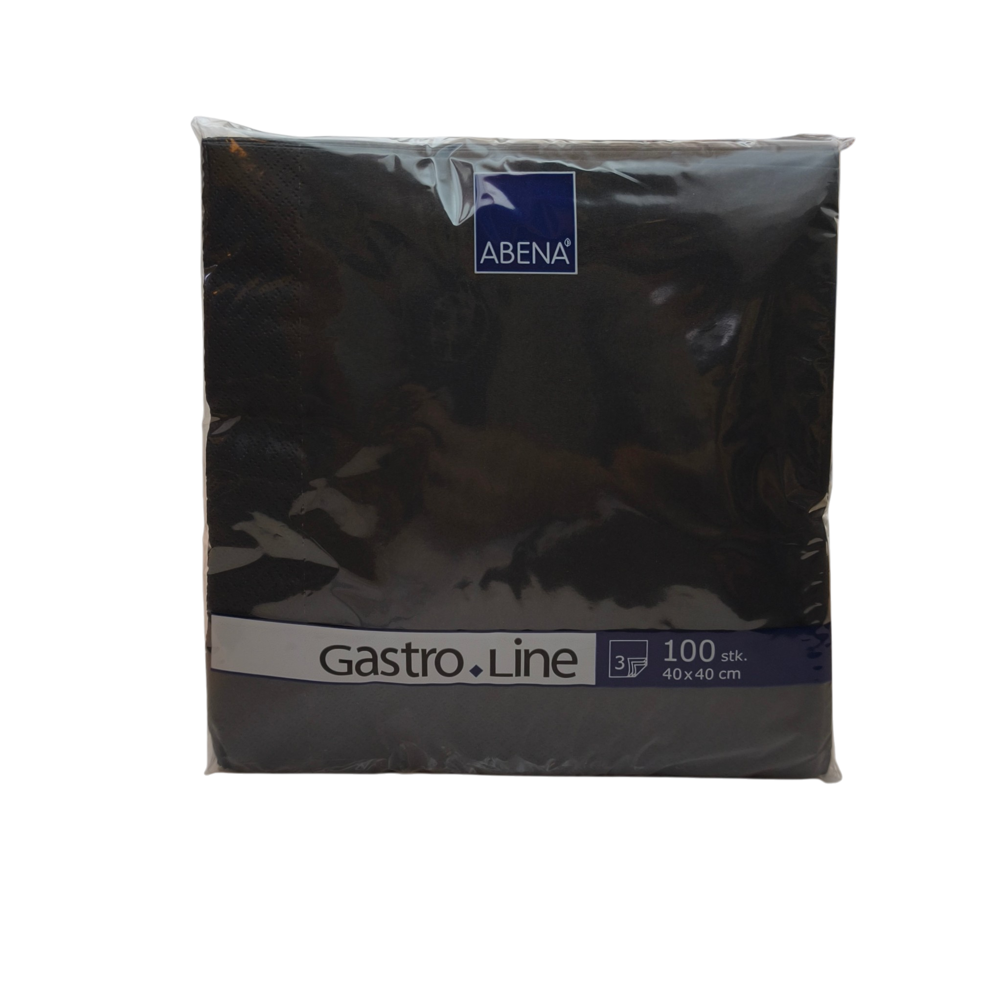 Abena salvrätt Gastro Line 40x40cm must 3-kihiline 100tk/pk