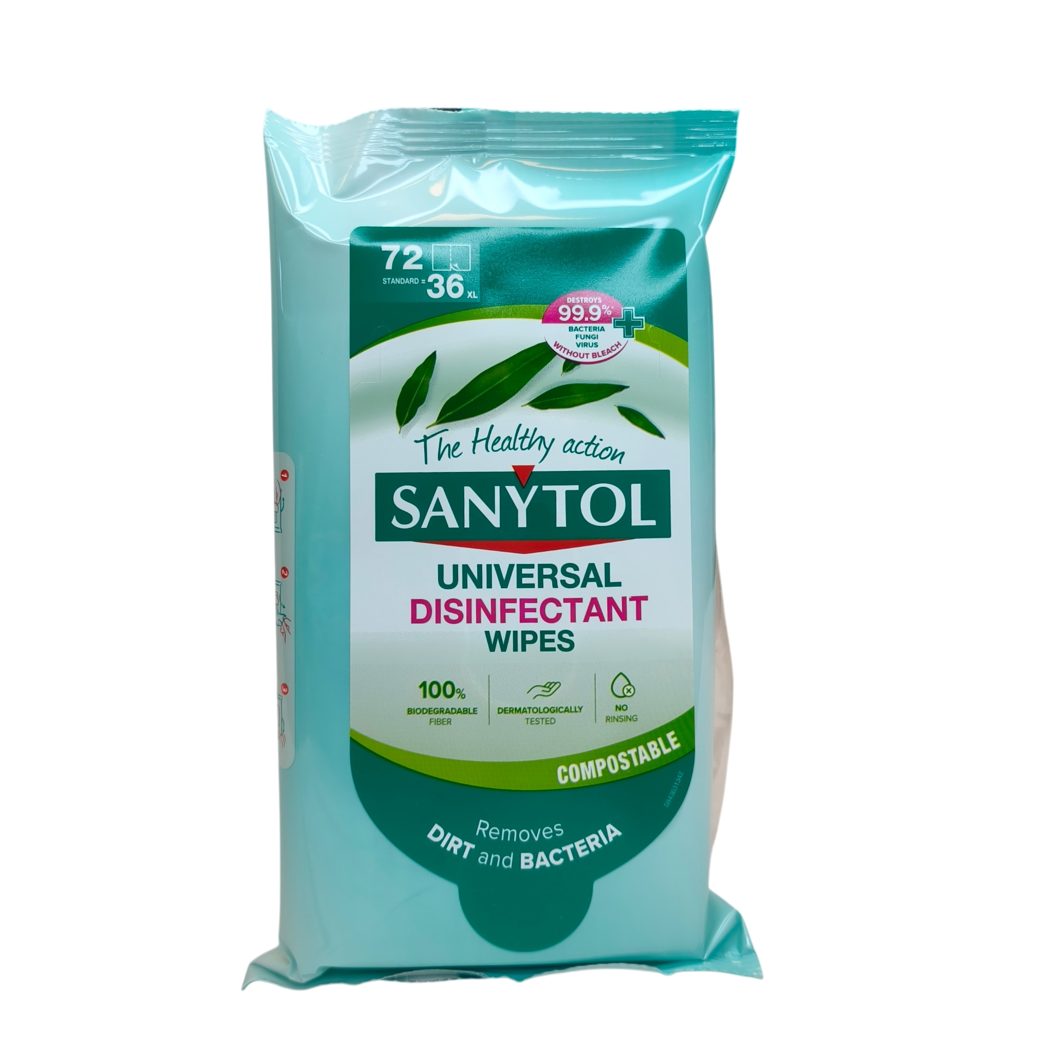 Sanytol desinfitseerivad universaalsed puhastuslapid 72tk/pk